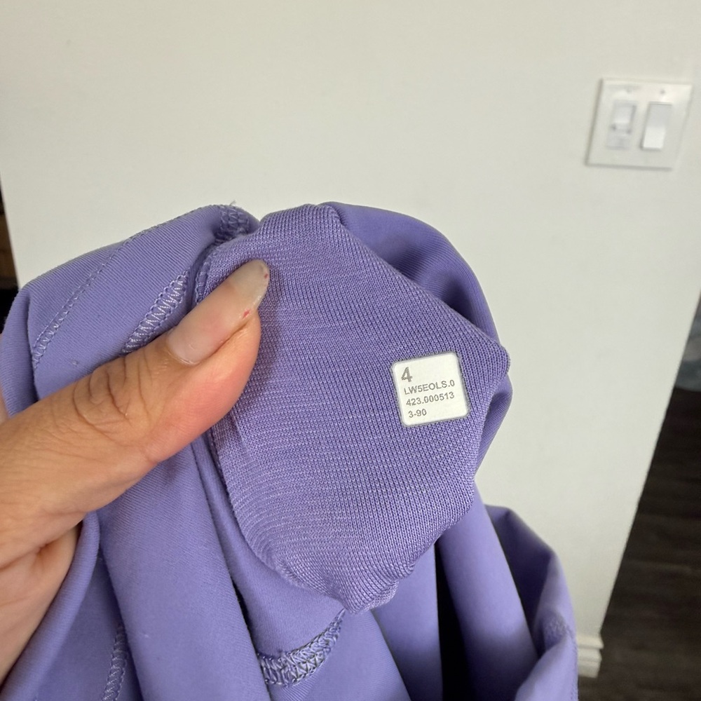 Lululemon Wunder Train High-Rise Tight 25” Purple Leggings Size 4 Workout Yoga - Picture 7 of 9